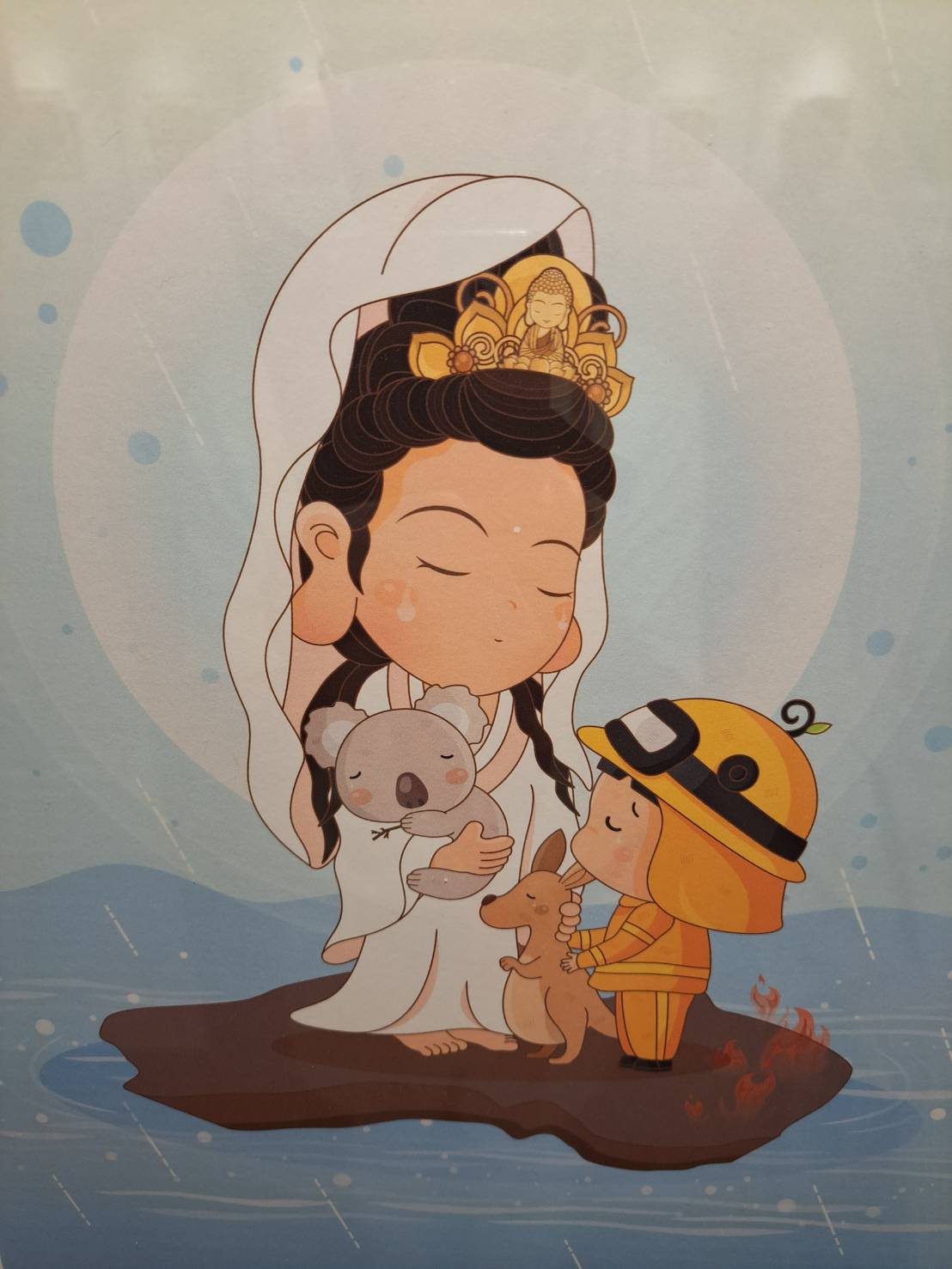 三重禪淨中心展出丁丁Q版佛畫 作品充滿溫暖與療癒力量 - https://www.watchmedia01.com
