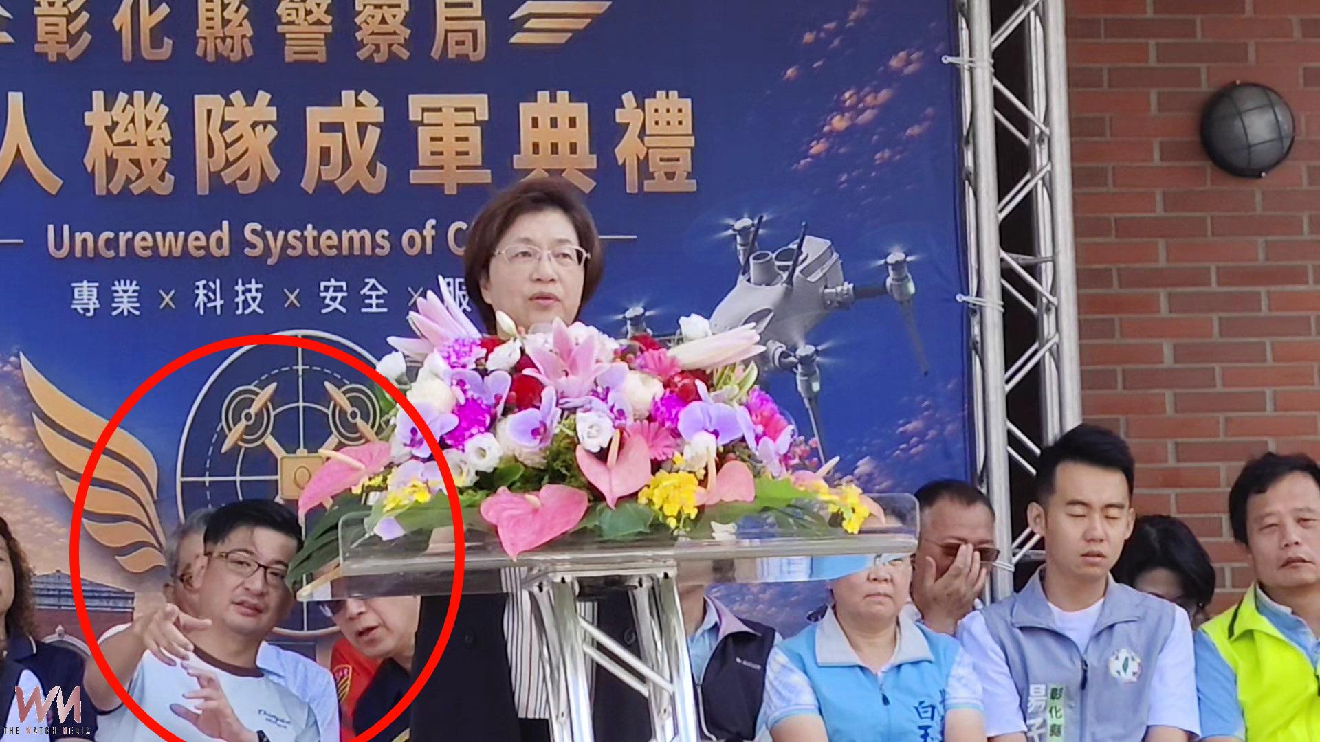 （有影片）／謝典霖「沒有宿醉才來」自嘲　無人機隊典禮引笑聲 - https://www.watchmedia01.com