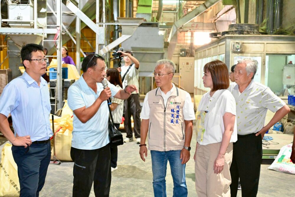 豪雨高溫考驗一期稻作　林茂盛視察穀倉保障農民權益 231