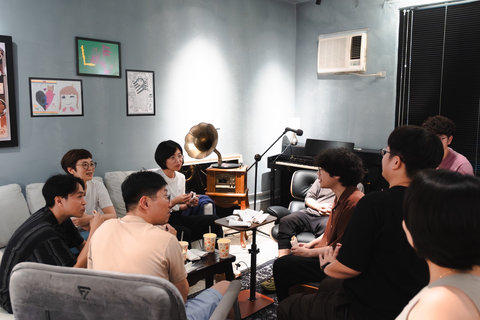 蘇巧慧與三金製作人交流　盼打造音樂創作者願意來、願意待的新北 229