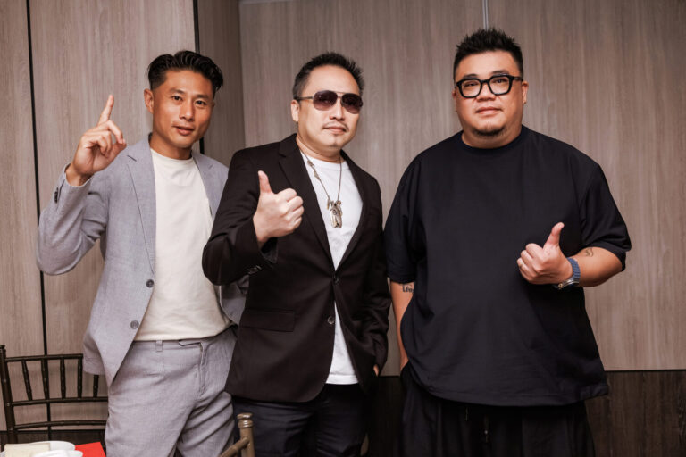 左起-Goshot APP執行長彭小刀、錢人豪導演、抓馬文化謝國豪共同出席「Thai Wave 2026：Series & Music Experience in Taiwan－泰潮來襲 影視音樂全感體驗」。(圖/劇匯文創 提供)