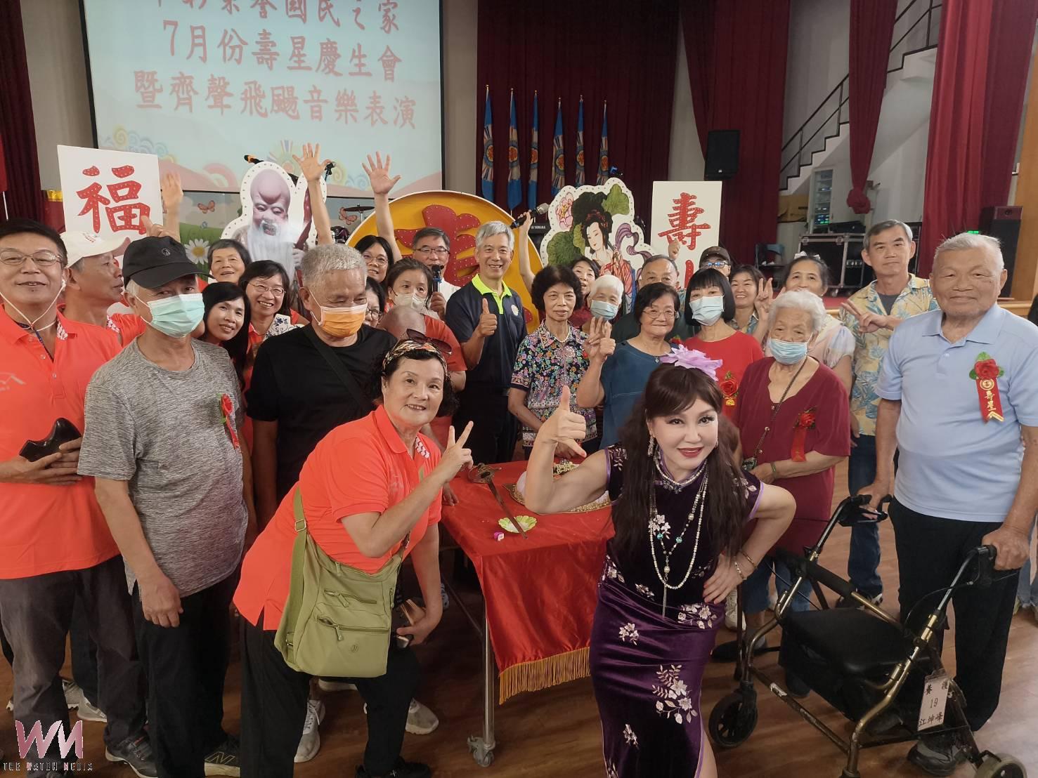 齊聲飛颺樂團獻藝中彰榮家　慶生會洋溢夏日溫情