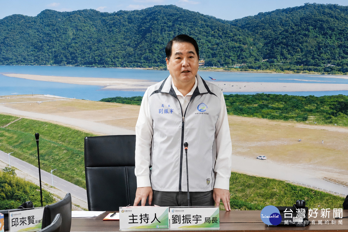 桃園市政府水局長劉振宇於「水利工程減碳作業參考指引」授證典禮中致詞。<br /><br /> 