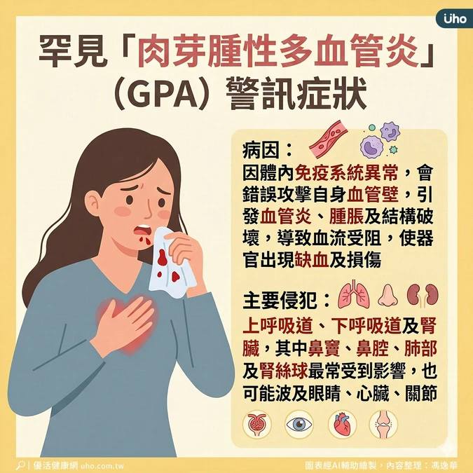 罕見免疫疾病以為肺癌