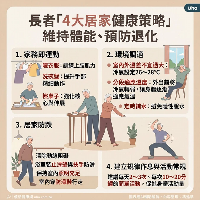 4大居家健康策略