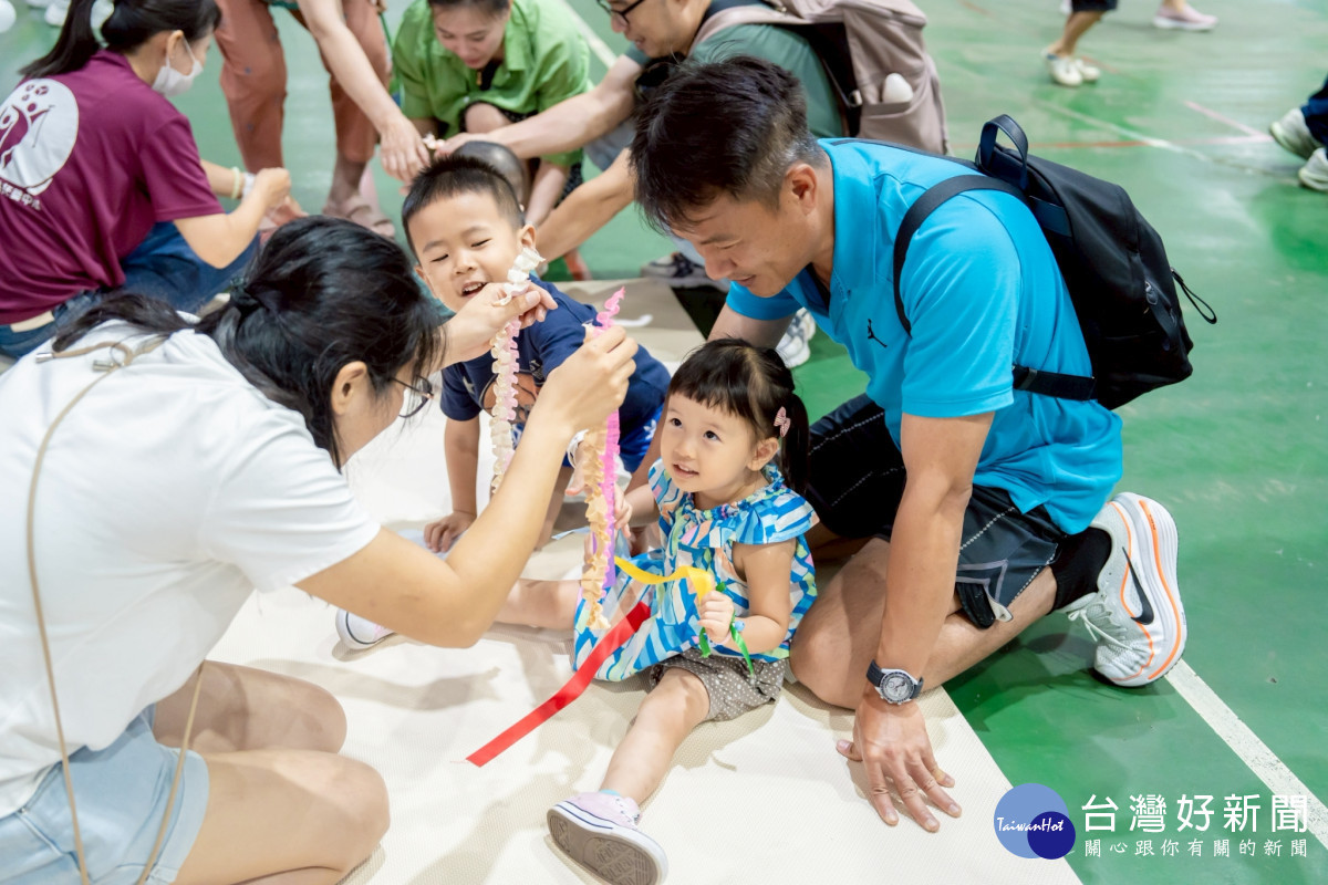 嘉義市首度舉辦公托親子運動會／嘉義市府提供