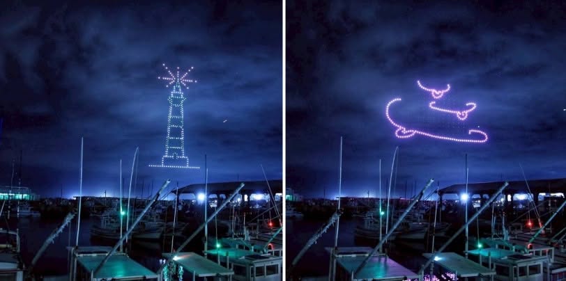 可能是船、閃電和文字的圖像