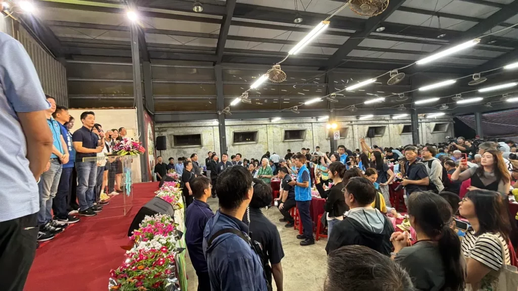 台北市長蔣萬安盛讚木柵綠竹筍是竹筍界的輝達。木柵區農會提供