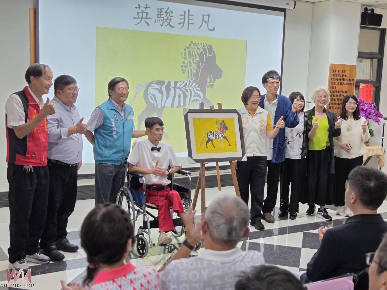 紀錄片導演與身障創作者書畫聯展　愛心競拍傳愛若竹