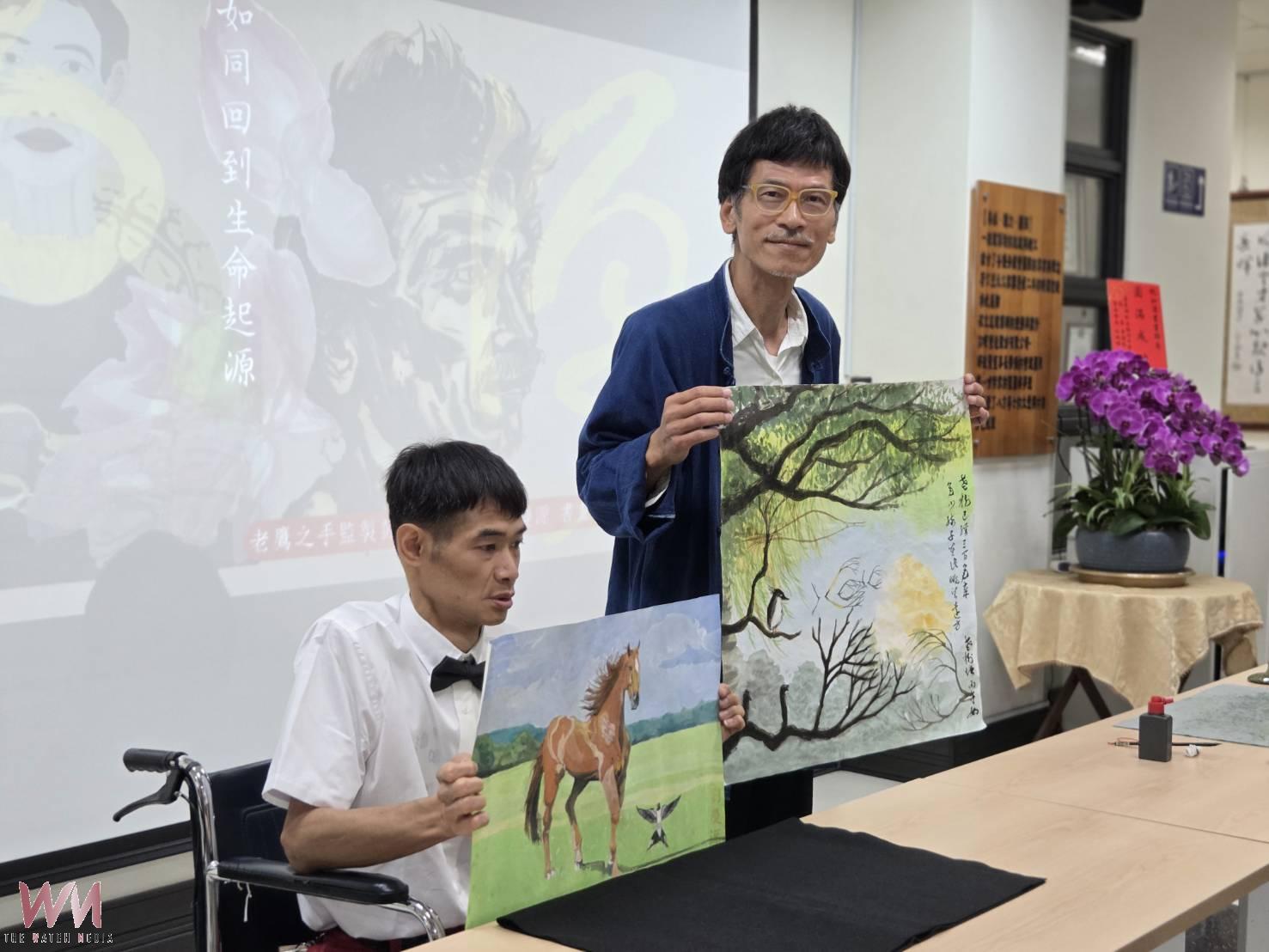 紀錄片導演與身障創作者書畫聯展　愛心競拍傳愛若竹 - https://www.watchmedia01.com