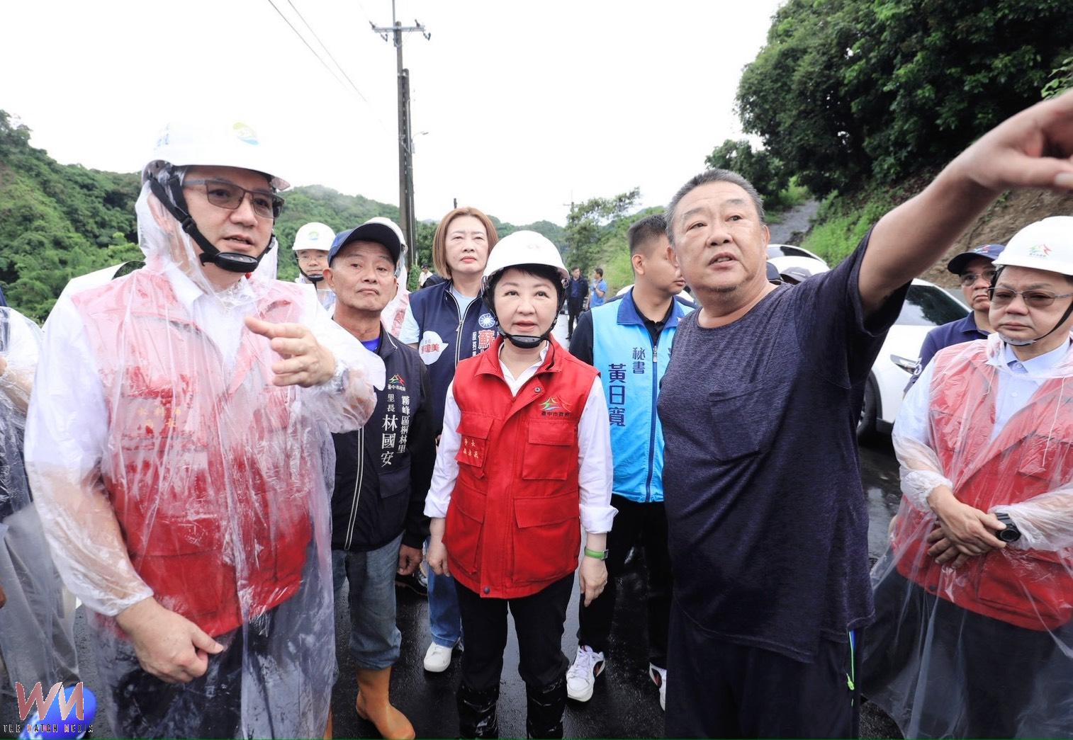台中霧峰暗坑巷復建工程完工　盧秀燕視察肯定提升防災韌性