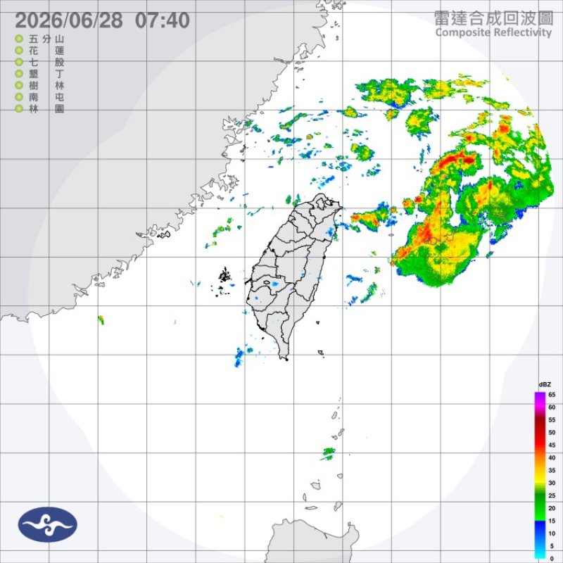 鋒面北移雨勢未歇 中北部午後慎防大雨