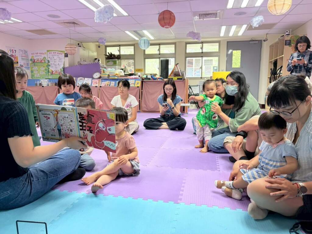 ▲竹縣托育資源中心親子上月活動照片。