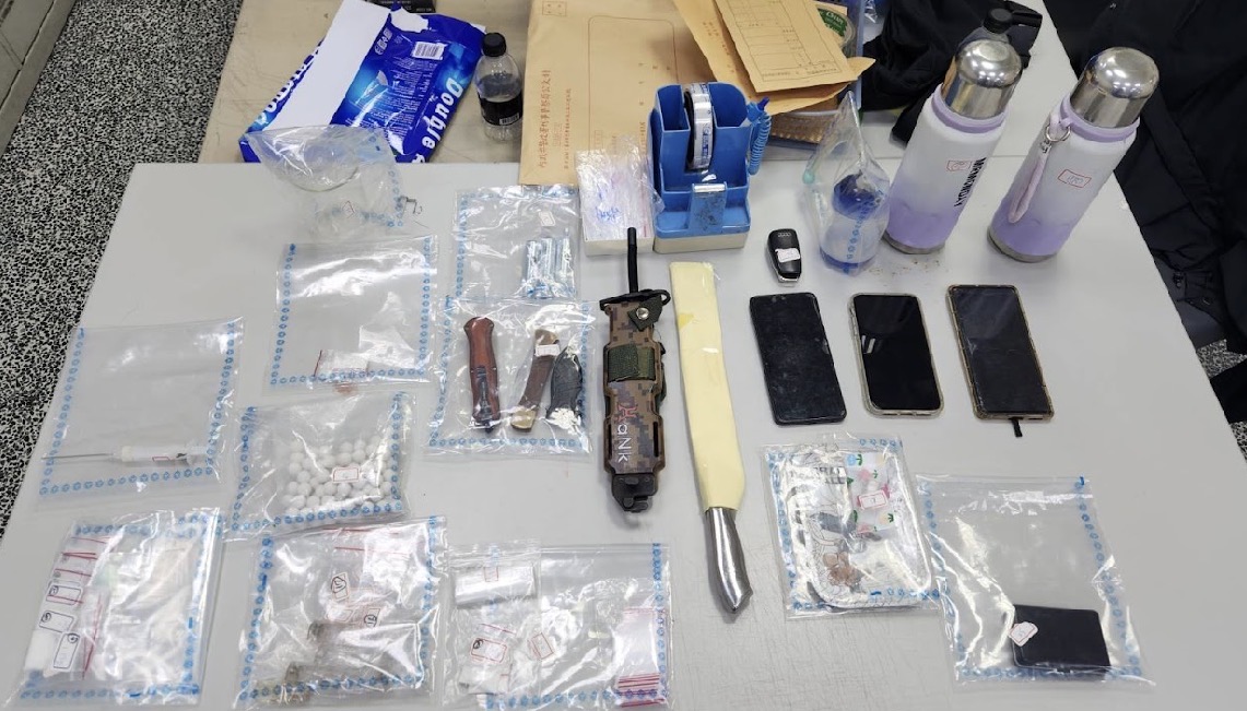 警政署強力掃蕩喪屍煙彈。(記者徐煜勝翻攝)