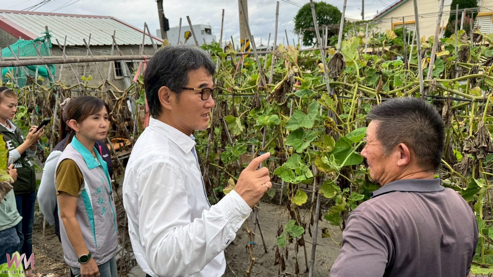 豪雨泡爛菜園瓜田!劉建國促中央從寬救助 爭取雲林蔬菜全品項補助 - https://www.watchmedia01.com