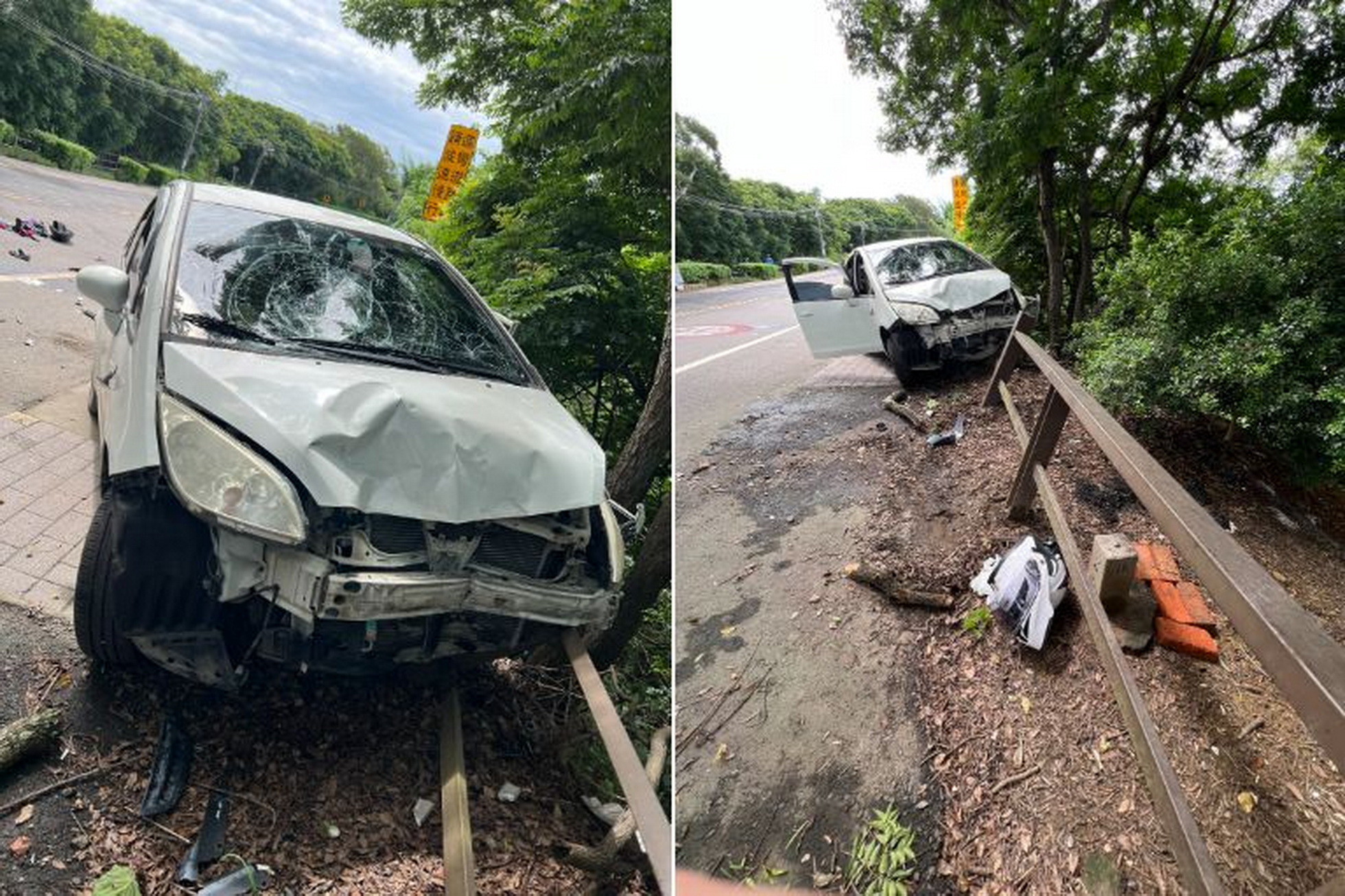 139線再傳嚴重車禍！76歲婦跨線　騎士骨折倒地