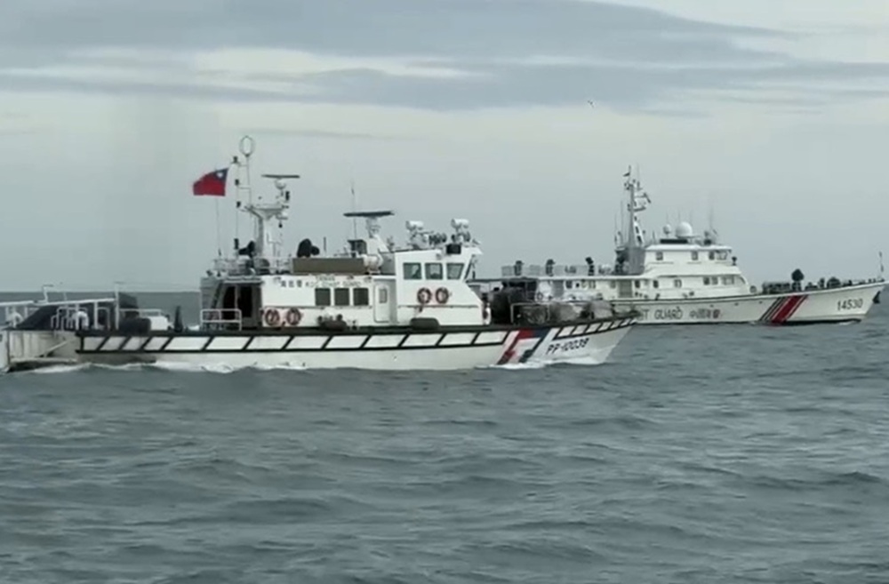 中國海警再闖金門限制水域 海巡艇強勢驅離全力守護主權 202 cnews204260629a06