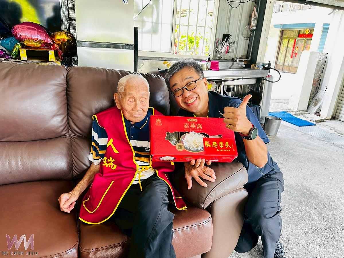 松鶴遐齡榮民人瑞蔡伯伯109歲嵩壽 - https://www.watchmedia01.com