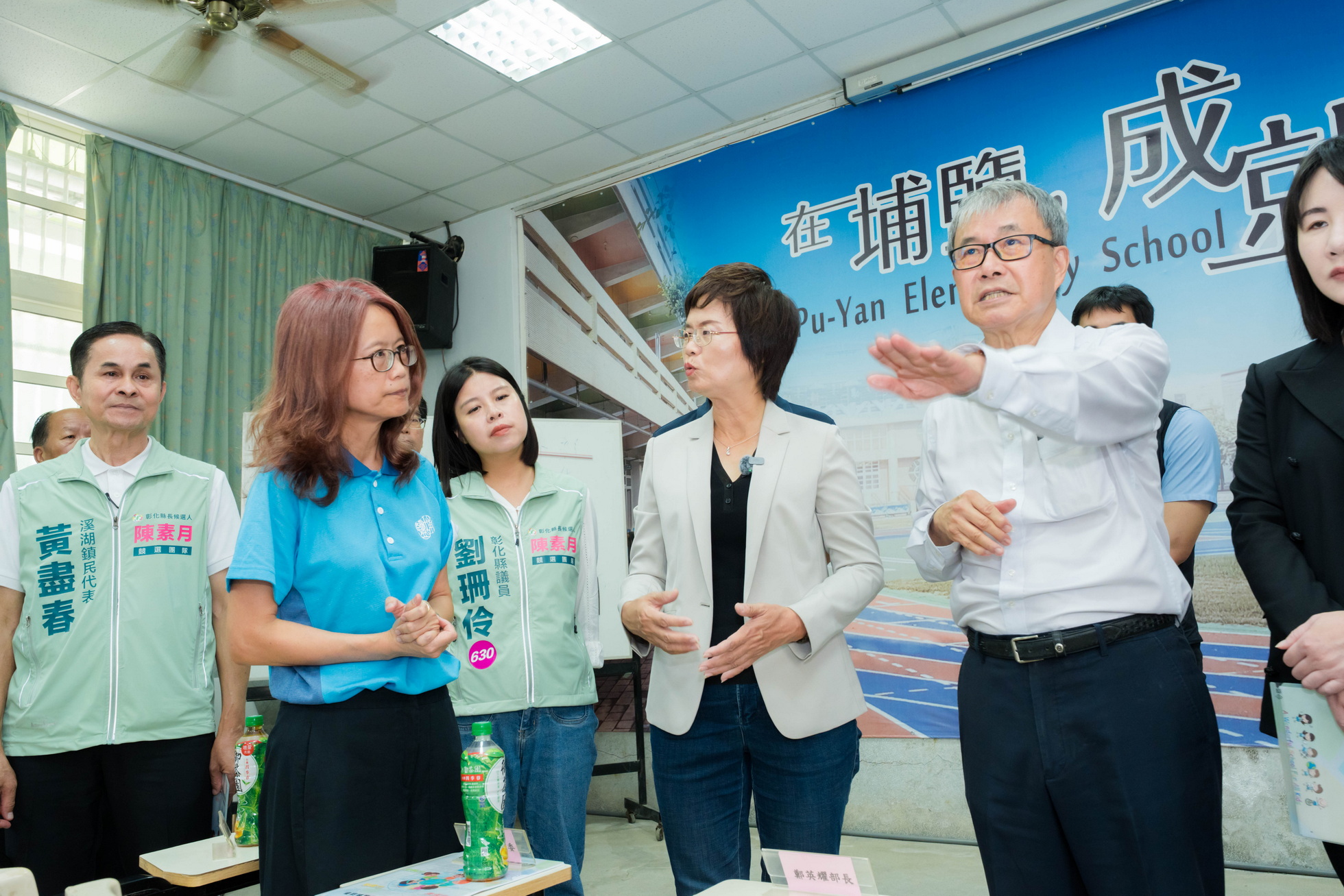 教育部長鄭英耀訪視彰化學校　校舍與教學環境同步改善