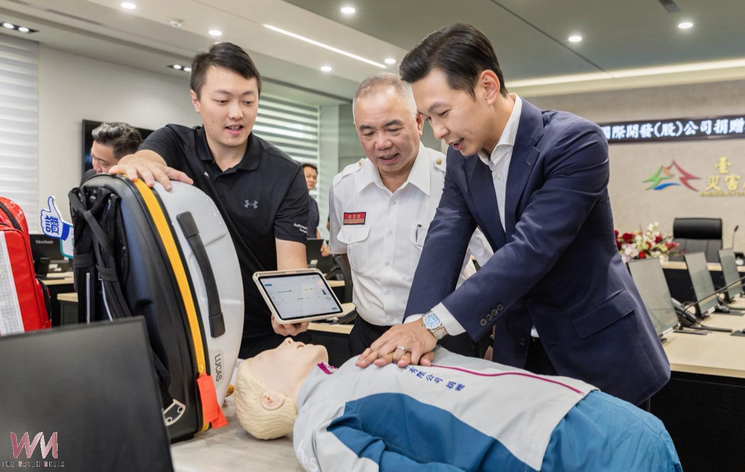 亞昕義賣募款354萬元 捐贈中市消防救災救護訓練器材強化量能 - https://www.watchmedia01.com