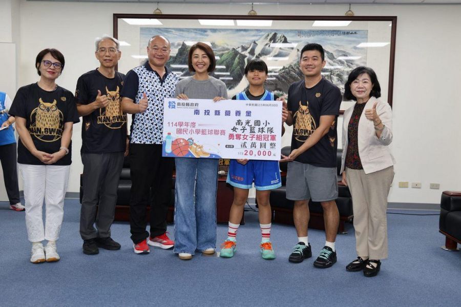 南光國小女籃勇奪全國EBL冠軍 許淑華表揚力讚「山城之霸」