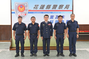 原住民之光 花蓮警3位原民同仁榮升第六序列 6月局務會報表揚績優 激勵士氣 50 %E4%B8%89 1