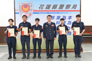原住民之光 花蓮警3位原民同仁榮升第六序列 6月局務會報表揚績優 激勵士氣 51 %E5%9B%9B 1