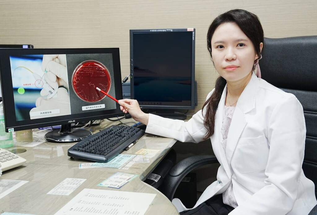 ▲林女士因幽門螺旋桿菌感染三次除菌治療失敗，轉診至中醫大附醫後接受個人化治療，成功根除感染。（圖／中醫大附醫提供）