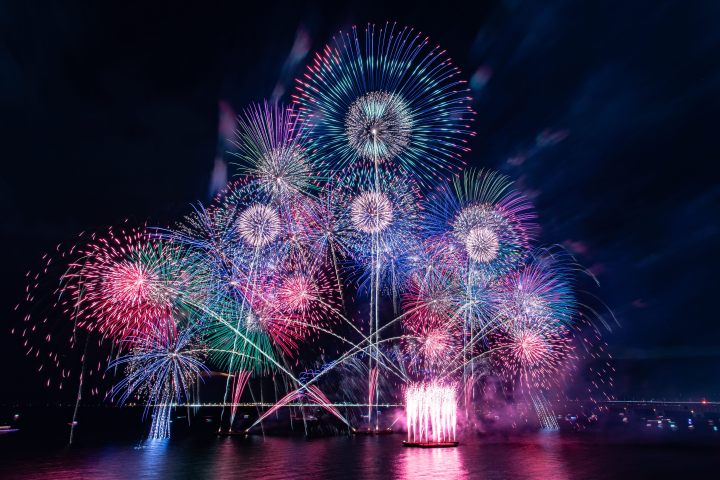 全長50分鐘的煙火表演,將點亮大阪的夜空。 圖:大阪藝術花火開催委員會/提供