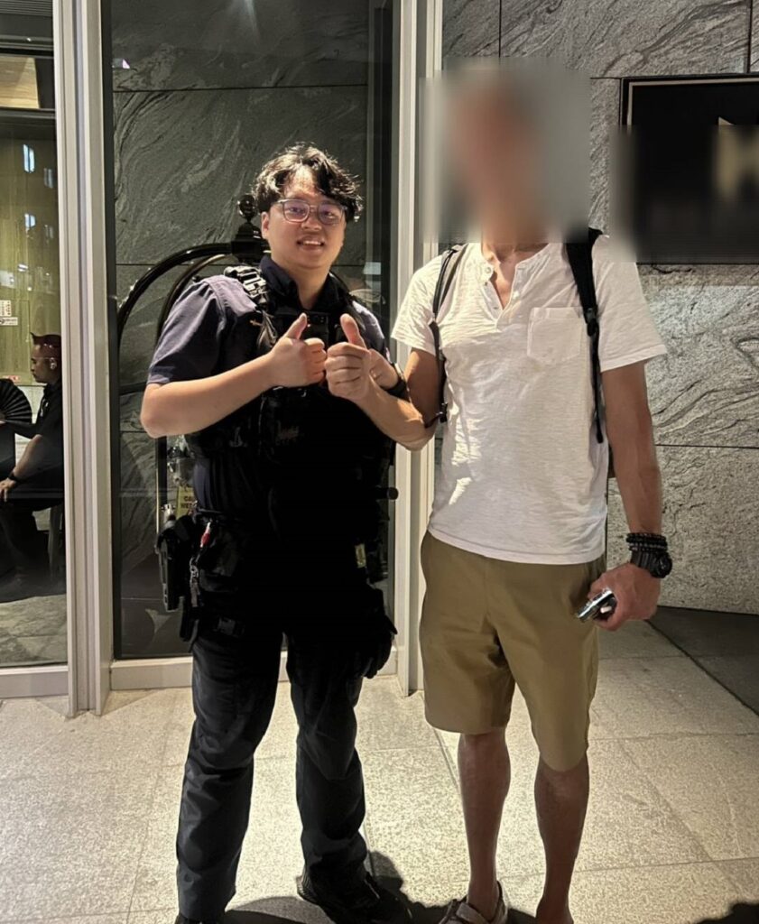 葡藉男子遺失蘋果手機何安警尋獲他感謝不已