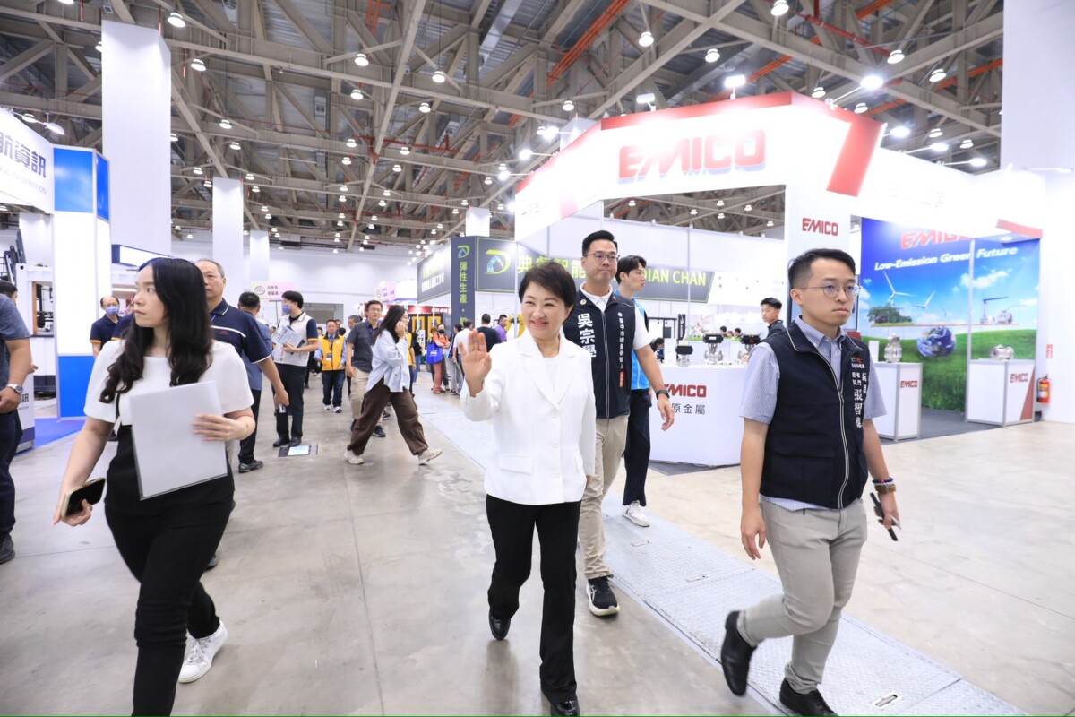 ▲盧秀燕指出，台中國際會展中心提供現代化專業展覽空間，讓中部大型產業展覽全面升級。(圖/記者顏淑娟翻攝)