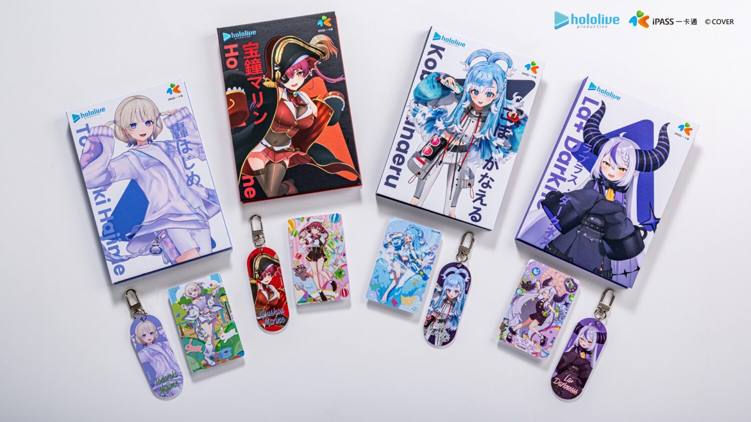 hololive Live@TAIWAN一卡通登場 四位成員化身童玩少女 7/8開始販售