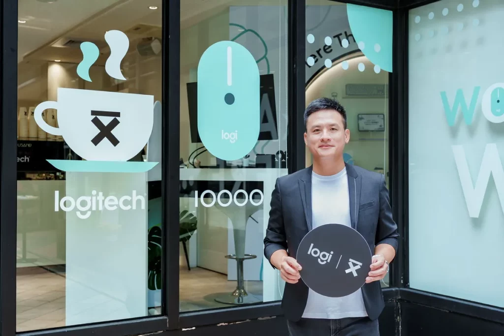 Logitech 羅技大中華區通路策略總監兼香港台灣區總經理 施前江分享,羅技以輕巧便攜、高效多工的行動辦公配備,回應現代工作者在咖啡廳、共享空間與移動途中快速開工、自由切換的使用需求。
