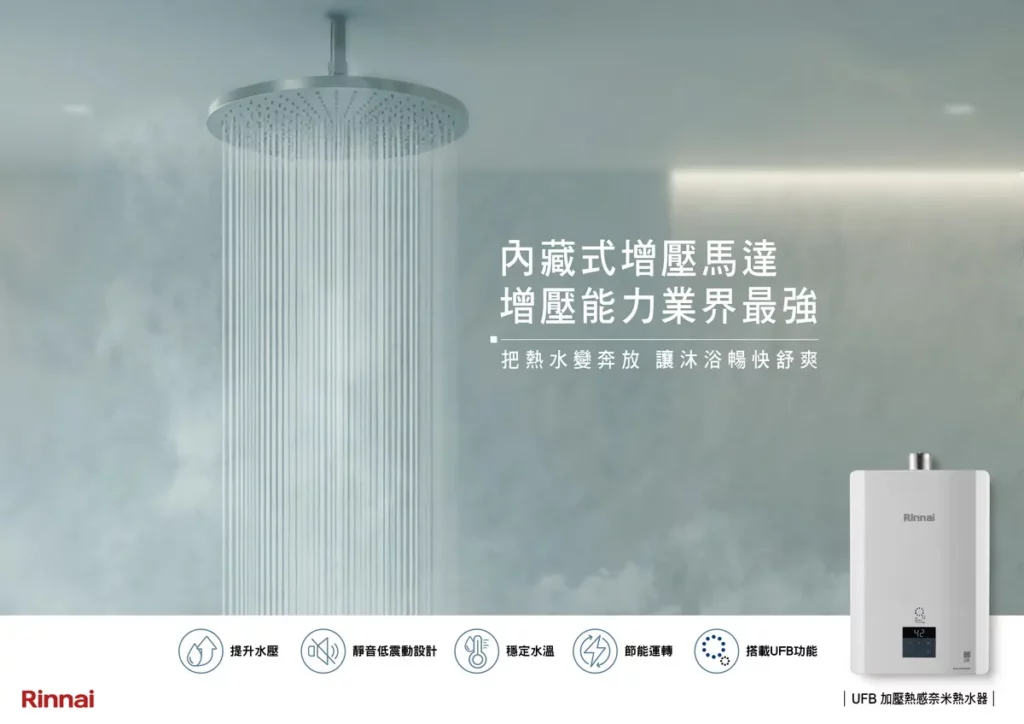 UFB加壓熱感奈米熱水器