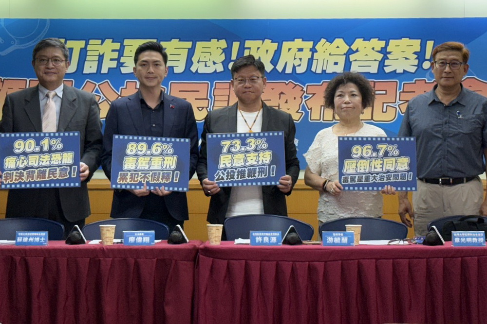 打詐要有感 反詐協會民調84.7%支持政府評估鞭刑 73.3%支持公投推動 162 打詐要有感 反詐協會民調84.7%支持政府評估鞭刑 73.3%支持公投推動 161