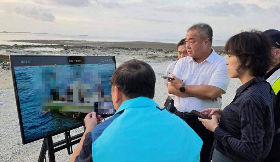 科技執法！澎湖縣府空拍機抓偷採海膽   盜採者無所遁形