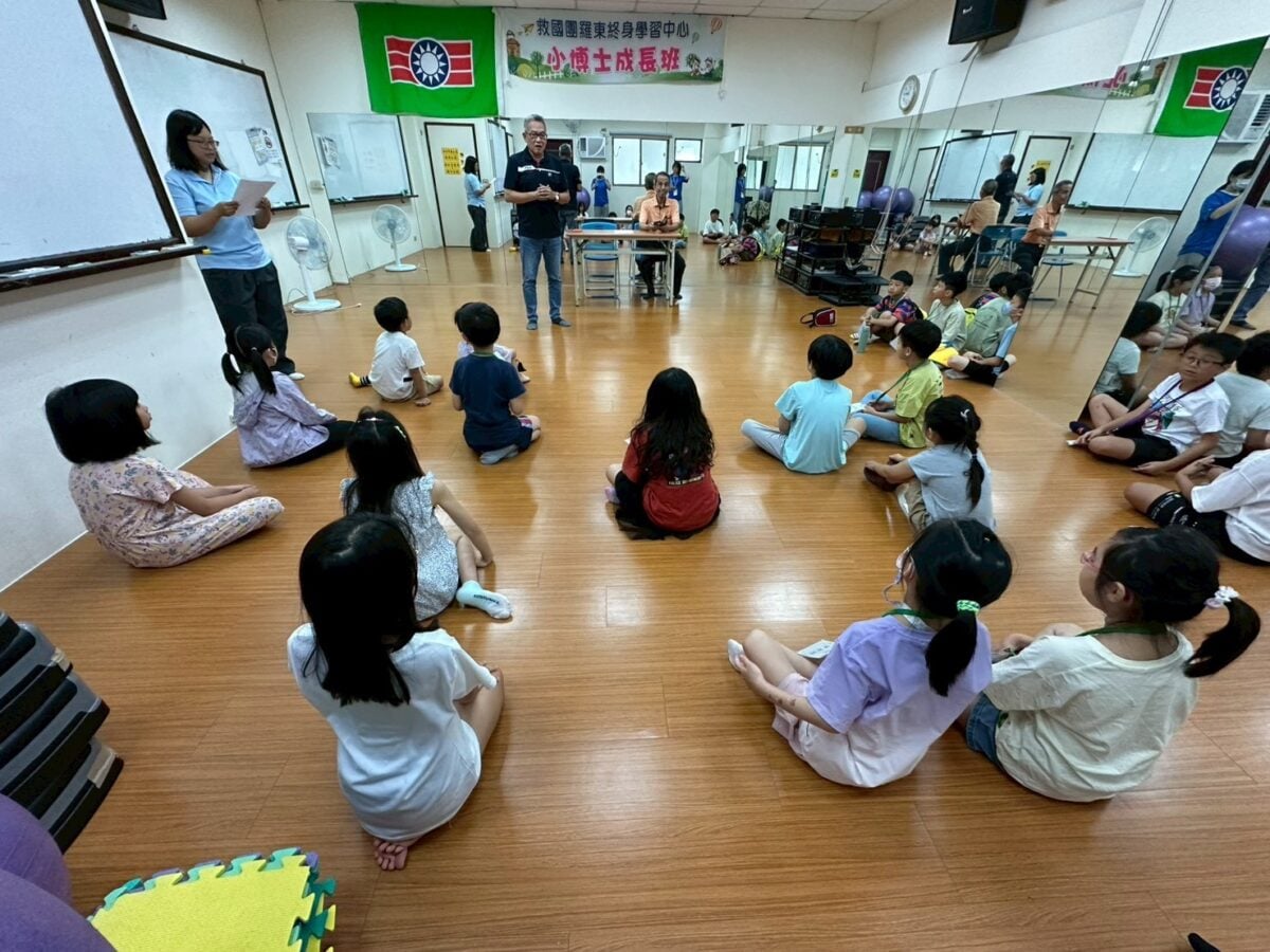 ▲救國團暑期小博士成長班開課。
