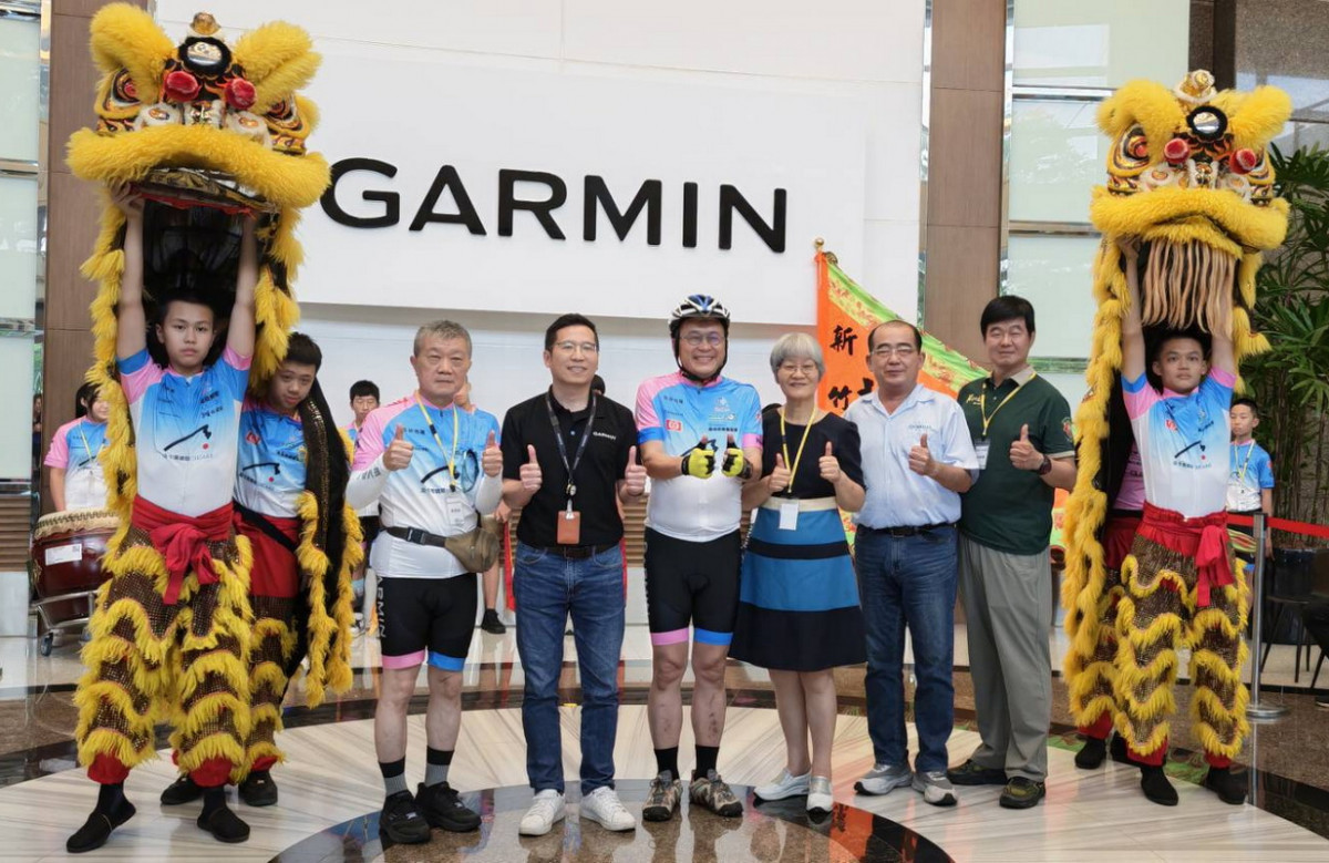 第14屆「台灣單車天使公益圓夢之旅」環島騎行活動於桃園林口GARMIN總部舉行啟程儀式。<br /><br />
