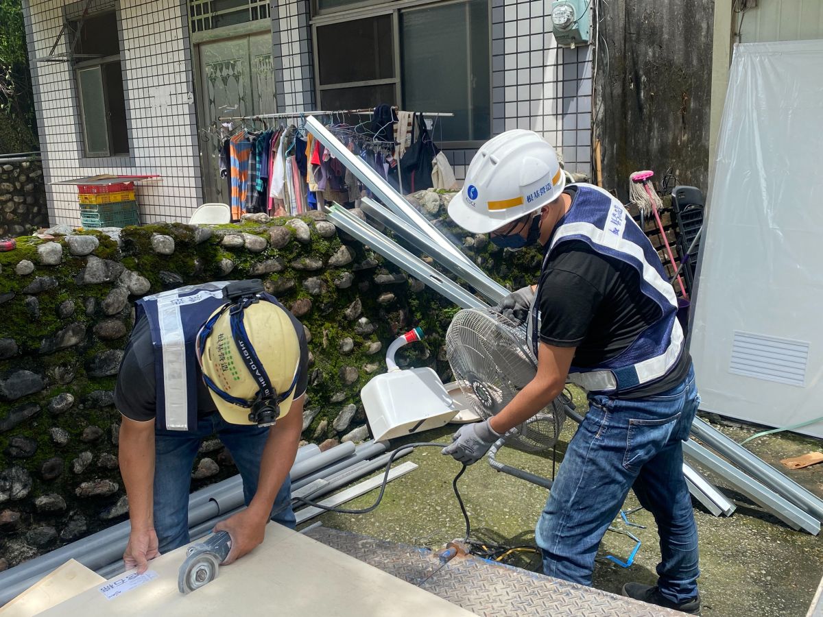 圖/根基「繕循環」走遍全台,已暖心修繕150個弱勢家庭與社區公益據點。(冠德集團提供)
