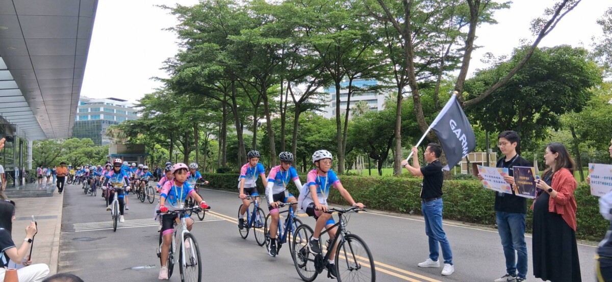▲2026「台灣單車天使公益圓夢之旅」首日從桃園啟航。圖：記者黃詠琳/攝