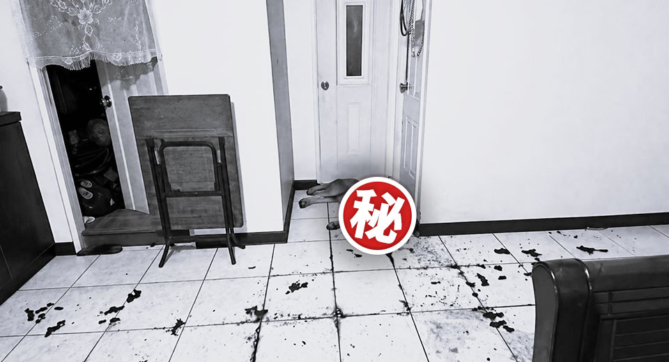 棄屋也棄養 隱蔽於動保法眼之外的「寵物命案現場」 圖2:特殊清潔師走入已被惡臭淹沒的公寓,空蕩的屋內沒有生活雜物,只有滿地令人痛心