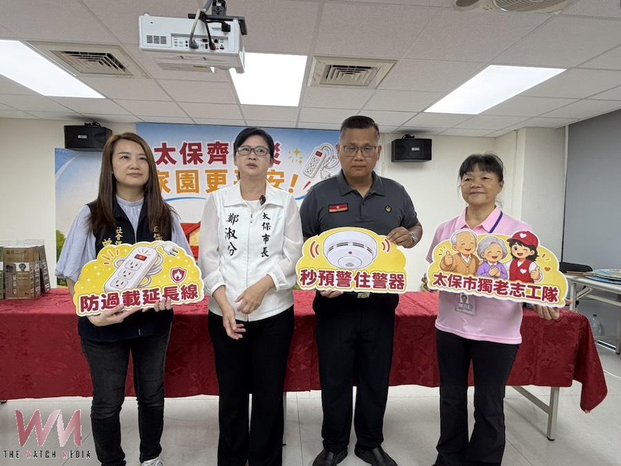 太保市長鄭淑分為提升太保市長輩居家安全,降低住宅火災及用電意外風險,打造更安心的生活環境。(圖/記者陳惲朋攝)