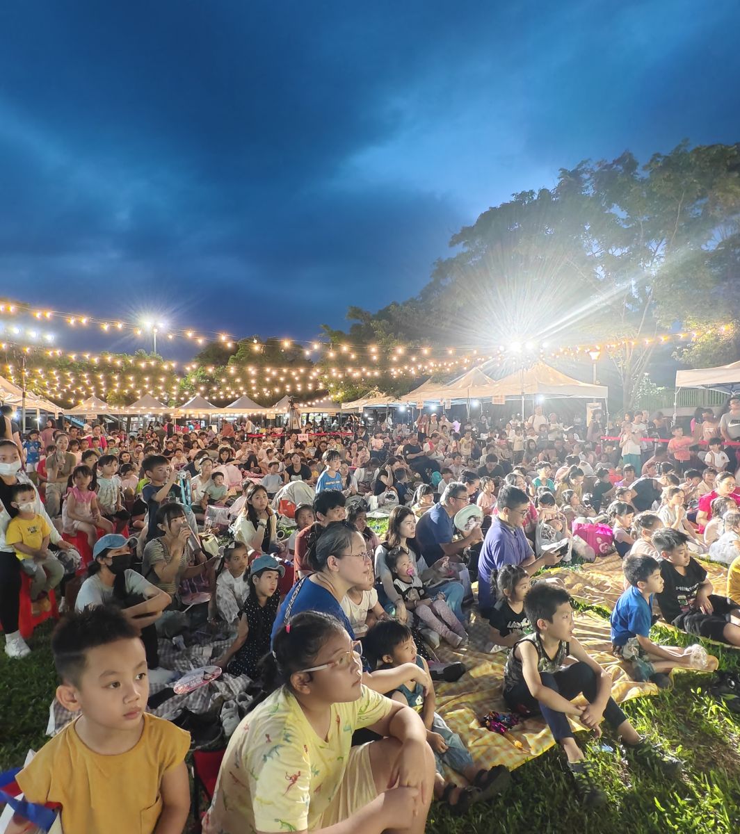 圖/滿滿人潮同樂五股。(五股區公所提供)