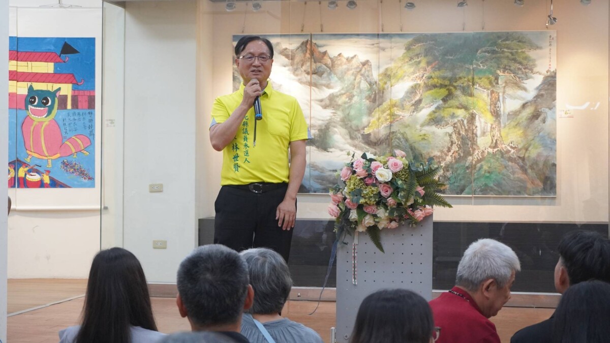 從塗鴉到大器格局！「長青藝采」水墨師生聯展 璀璨登場