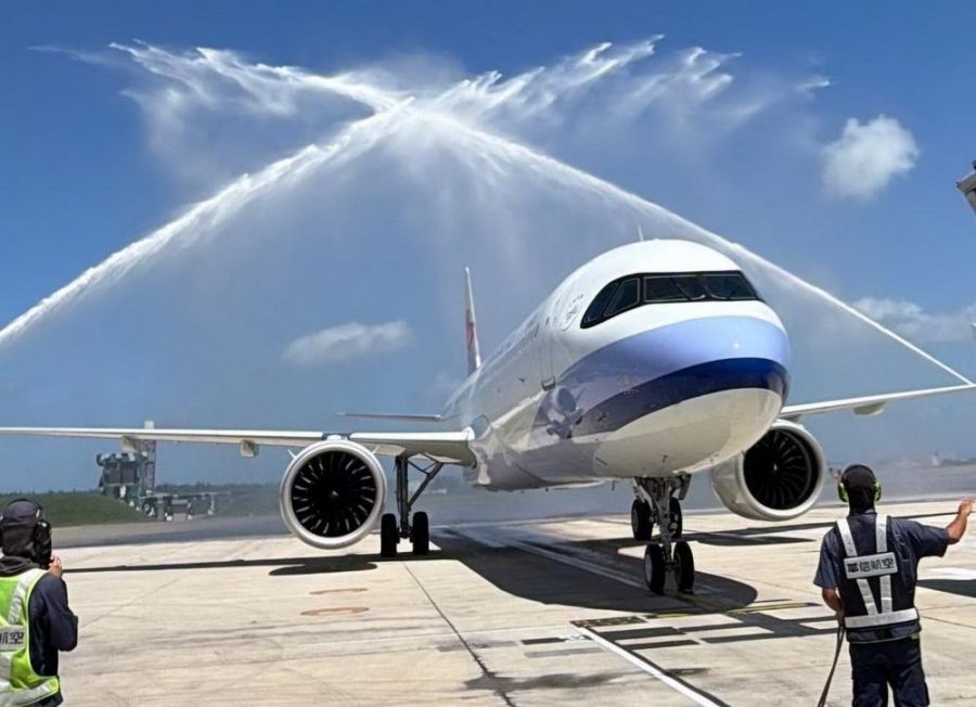 華信航空引進華航A321neo飛機 首航台中-澎湖航線