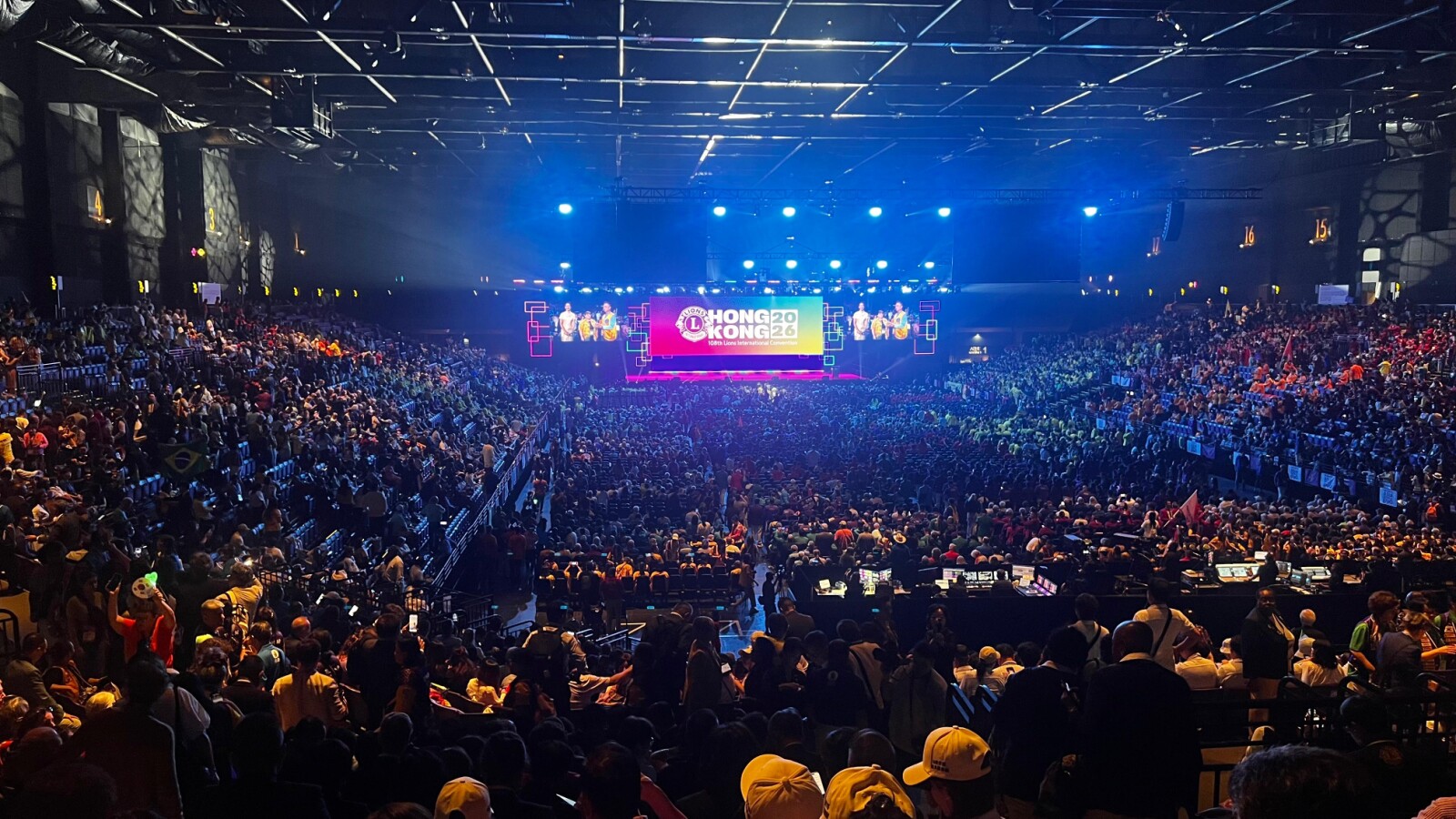 開幕禮共有超過10,000名來自世界各地的國際獅子會代表出席。