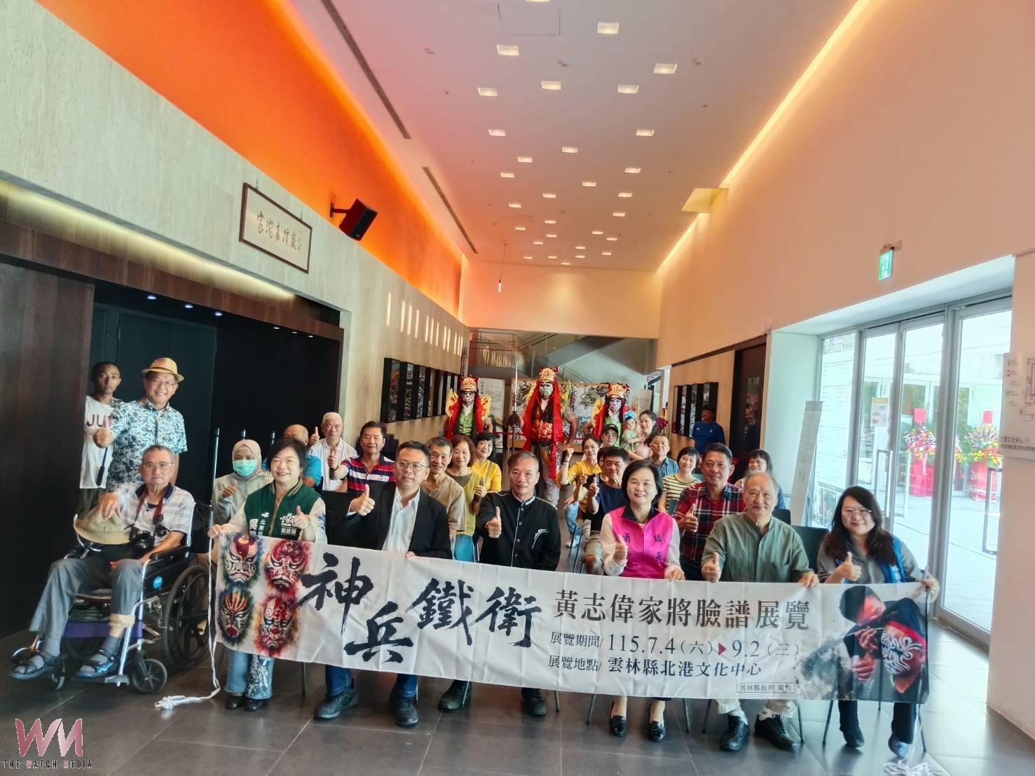 「神兵鐵衛」黃志偉家將臉譜展 北港文化中心展現八家將文化藝術之美 - https://www.watchmedia01.com