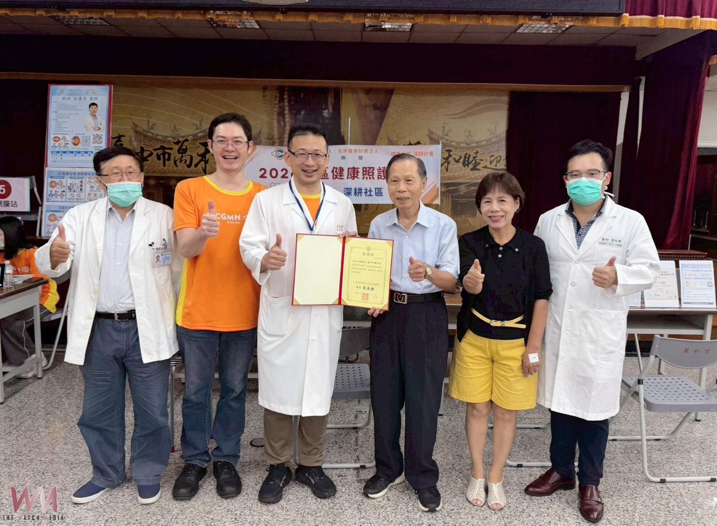 響應健康台灣　仁愛長庚攜手台中萬和宮篩檢祈福信眾守護社區