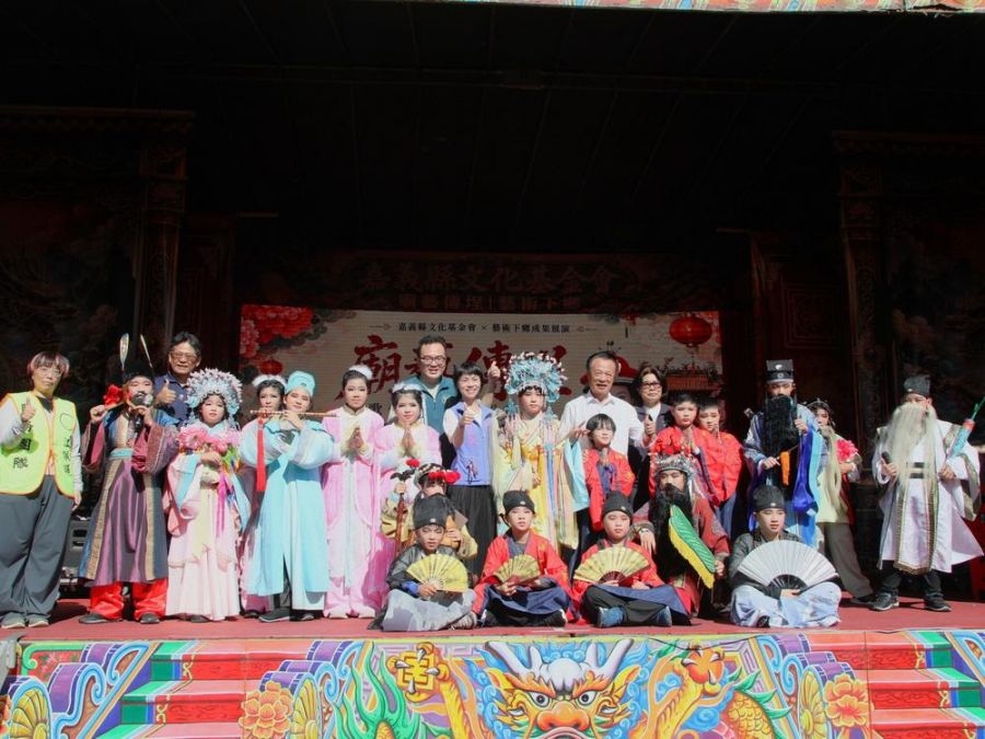 藝術下鄉廟藝傳埕 歌仔戲國寶級演員呂雪鳳助陣掀高潮