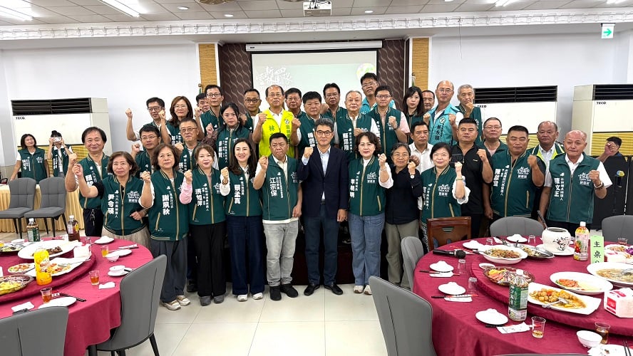 ▲雲林縣所有提名公職候選人合照。(記者劉峻文攝)